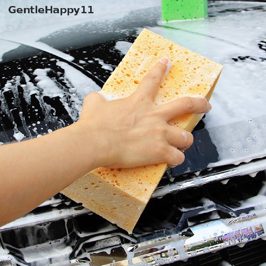 Gentlehappy 2Pcs Spons Cuci Mobil density Tinggi Spons Sarang Lebah Besar Blok Pembersih Mobil Waxing Alat Pembersih Spons Lap Perlengkapan Otomatis Aksesoris id