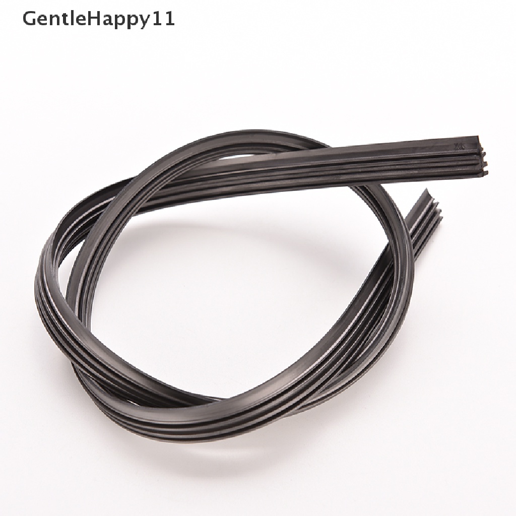 Gentlehappy UniversalDouble Auto Mobil Bis Kaca Depan Frameless Karet Wiper Blade Refill 24 &quot;6mm id