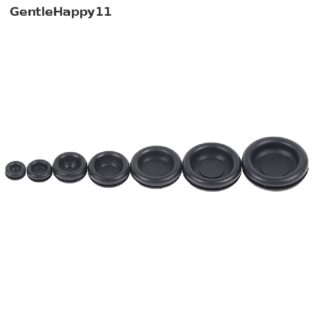 Gentlehappy 170Pcs Closed Seal Ring Karet Mobil Grommet Lubang Plug Kawat Listrik Gasket Kit id