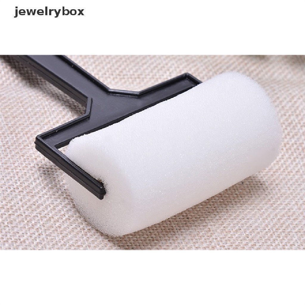 [jewelrybox] 3pcs Putih Sikat Spons Busa Paing Roller Brush Anak Alat Kerajinan Menggambar Butik