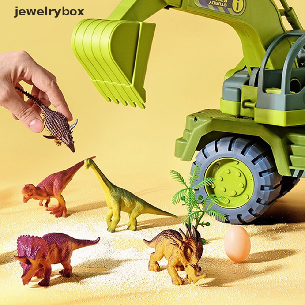 [jewelrybox] Mainan Mobil Dinosaurus Transportasi Car Carrier Truck Toy Pull Back Vehicle Toy Boutique