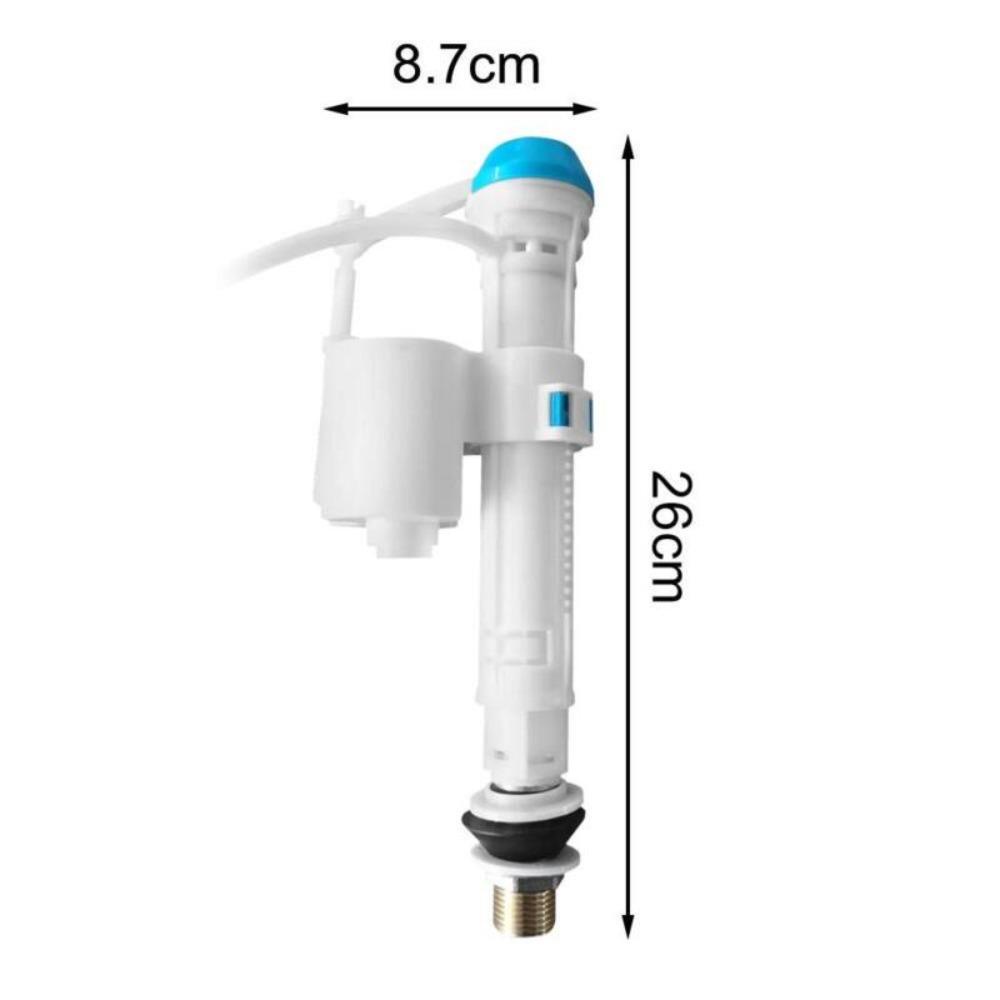 Populer Toilet Cistern Isi Katup Toilet Dual Flush Aksesori Kamar Mandi Bottom Inlet Adjustable Water Level