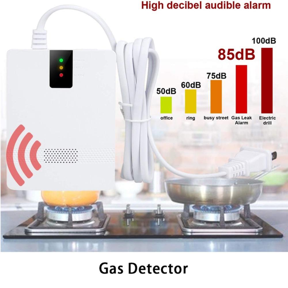 POPULAR Populer Sensor Kebocoran Gas Alam Tancap LNG Liquid LPG Fire Safety Alarm