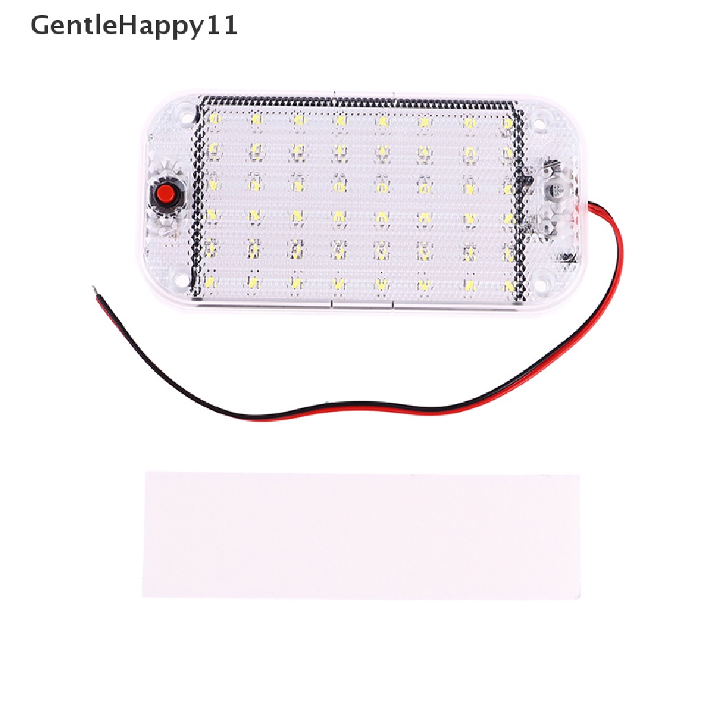 Gentlehappy 48lampu Panel LED Lampu Baca Interior Mobil Lampu Kabin Kecerahan Tinggi id