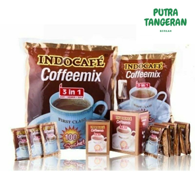 

KOPI INDOCAFE COFFEEMIX 3 IN 1 RENCENG/RENTENG 10X20GR