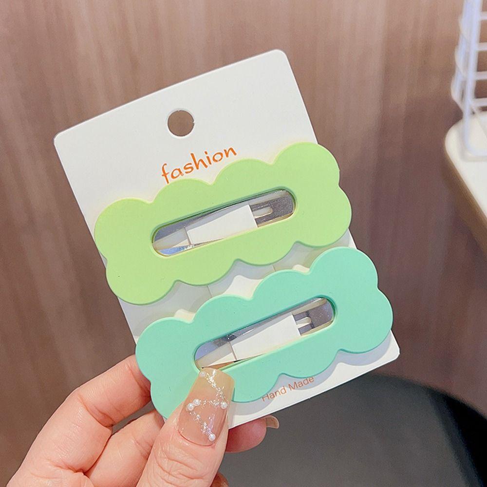 Jepit Rambut Gelombang Agustina Hiasan Kepala Indah Sederhana Untuk Gadis Duckbill Klip BB Klip Hadiah Poni Klip Jepit Rambut