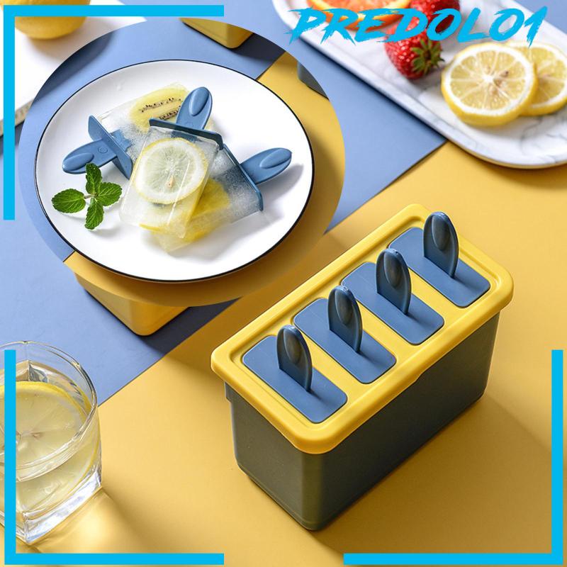 [Predolo1] Popsicle Maker DIY Dengan Tutup Alat Dapur Pembuat Es Krim Untuk Rumah Homemade