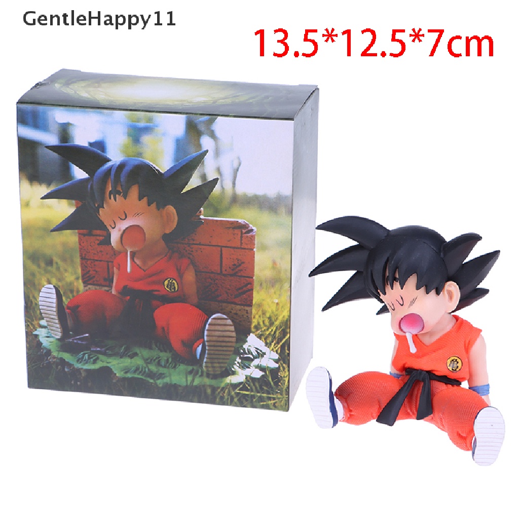 Gentlehappy Anime Dragon Ball Figure Childhood Son Goku Model Mainan GK Mainan Adegan Tidur id