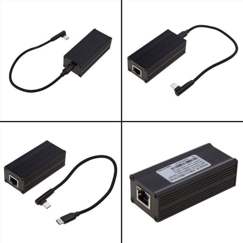 Zzz POE Converter Adapter Kartu 5V9V Adaptif UsbC POE 44-57V PD3 0charger