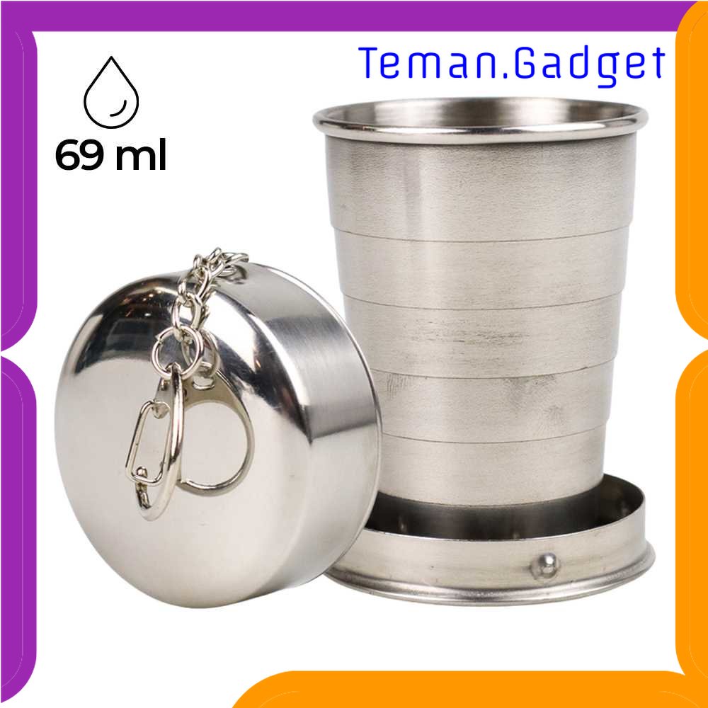 TG - OLR Gantungan Kunci Gelas Lipat Camping Folded Cup 69 ml - 7011