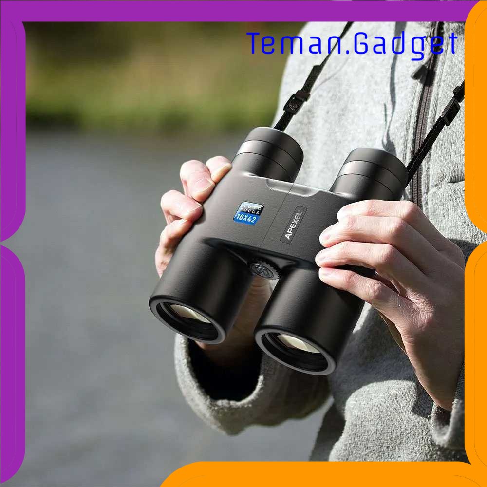 TG - OLR APEXEL Teropong Binoculars Fixed Focus HD Vision 10x42 - APL-RB10X42A