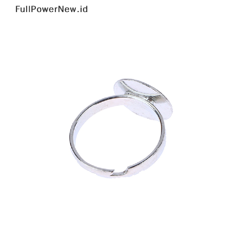 Power 10Pcs Holder Palet Cincin Lem Bahan Stainless Steel Untuk Eyelash Extension ID