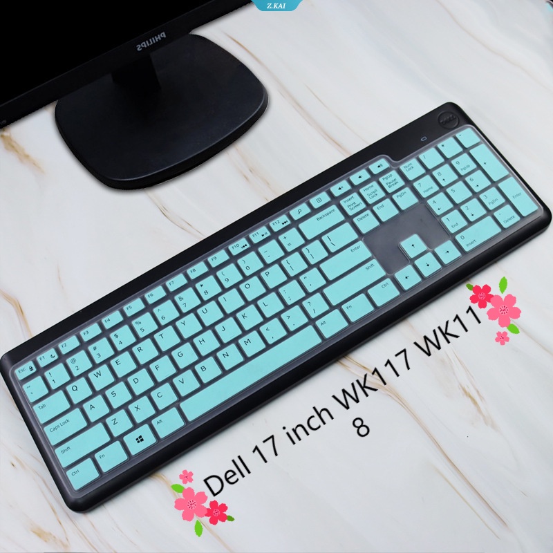 Cover Pelindung Laptop Lembut Dan Nyaman Tersedia Model Dell 17inch WK117 WK118 Sarung Keyboard Cover Pelindung Silikon Anti Air [ZK]