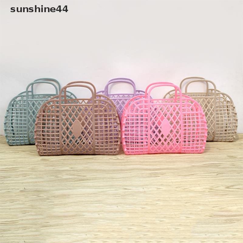 Sunshine Detachable Shower Basket Keranjang Plastik Kamar Mandi Keranjang Penyimpanan Cuci Berongga ID