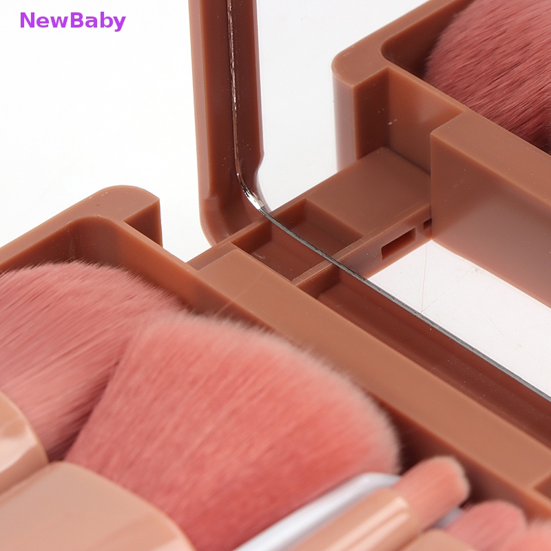 Newbaby 5Pcs Set Alat Kuas Makeup Bedak Kosmetik Eye Shadow Foundation Blush Blendin ID