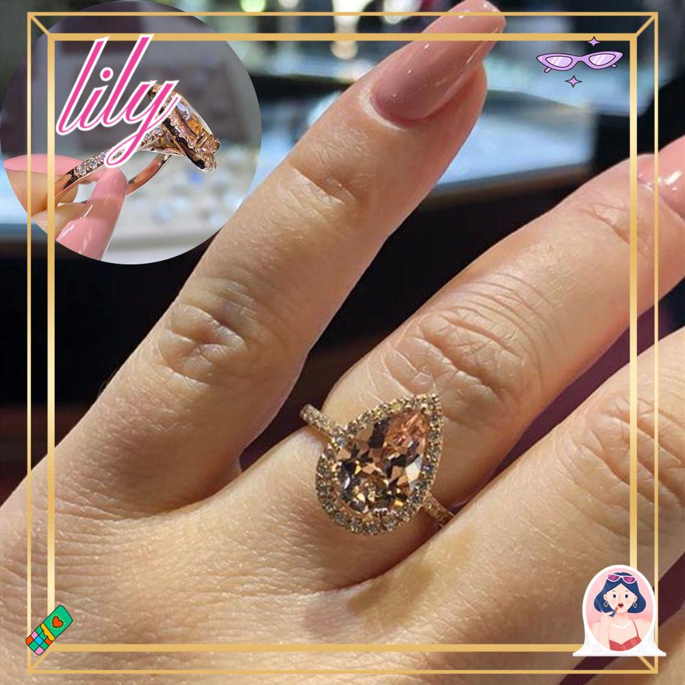 Lily Band Cincin Perhiasan Hadiah Pesta Pesona Pernikahan