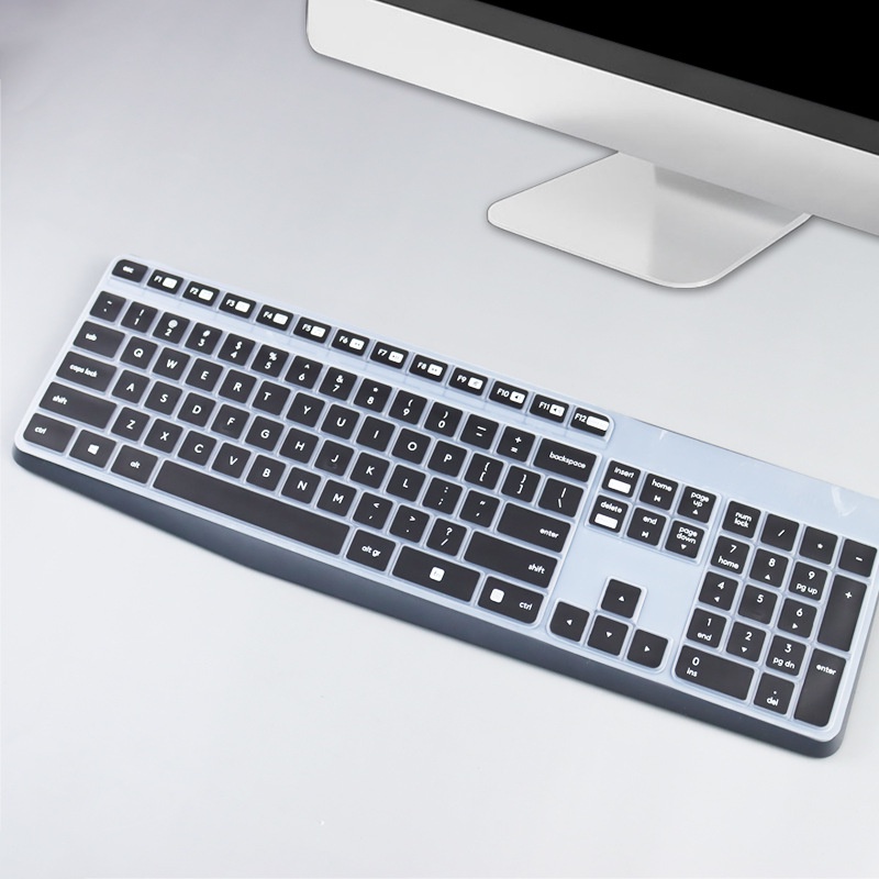 Untuk Logitech K375S MK235 MK315 Penutup Keyboard Silikon Tahan Air Film Tahan Debu