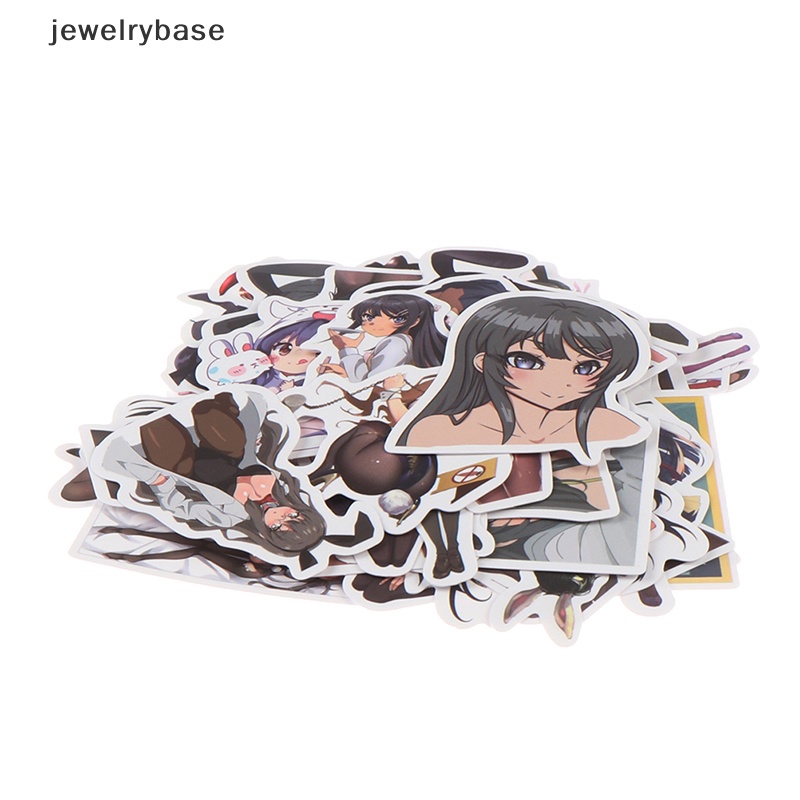 [jewelrybase] 50 Pcs Sexy Graffiti Anime Stiker Tahan Air Laptop Skateboard Bagasi Decals Butik