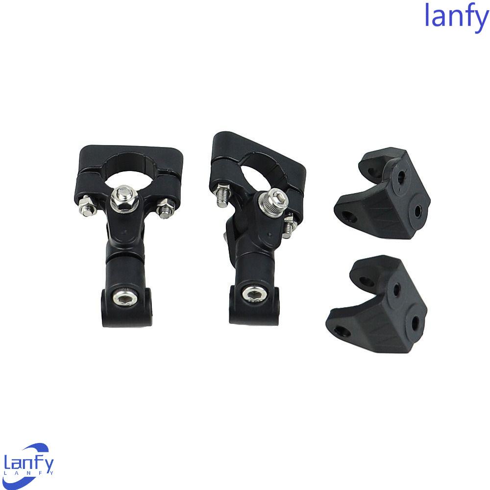 Lanfy Lampu Tambahan LED Bracket Universal Motor Motor Parts Aksesoris Motor Lampu Sorot Bracket Fog Lamp Jepit Headlight Lamp Holder