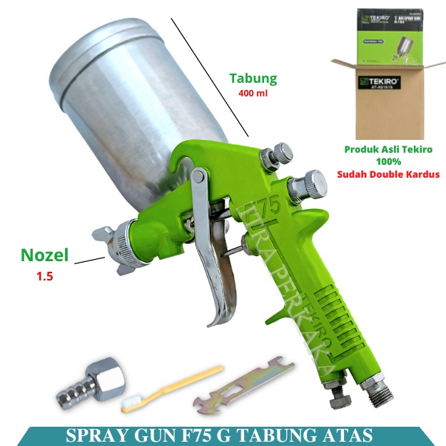 ALAT SEMPROTAN CAT F75G F75 G F 75 75G TEKIRO / AIR SPRAY GUN SEMPROT TERSEDIA JUGA YUKIDO JAPAN TEKHNOLOGY