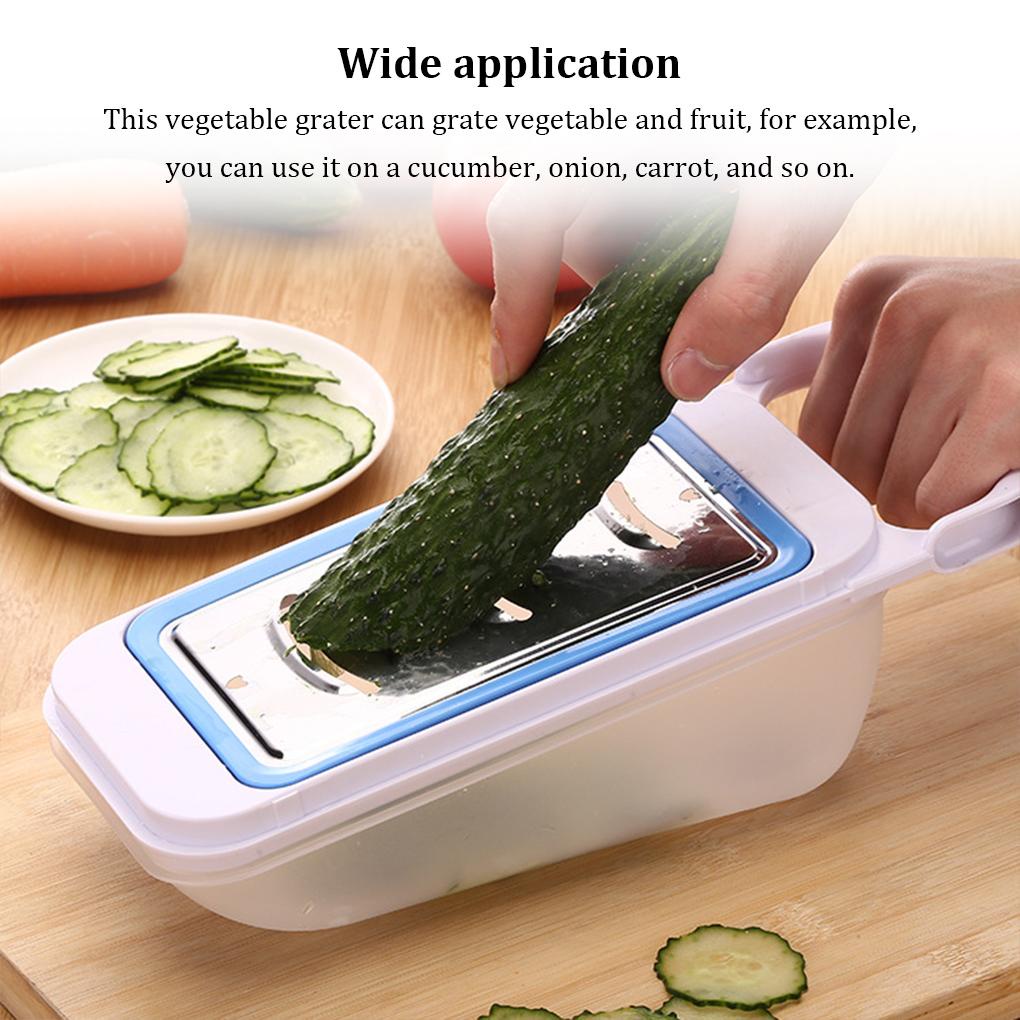 Alat Pengiris Buah Kentang Multifungsi Rumah Tangga Wortel Jahe Parutan Set Zester Chopper Penghancur Alat Masak Dapur Gadget