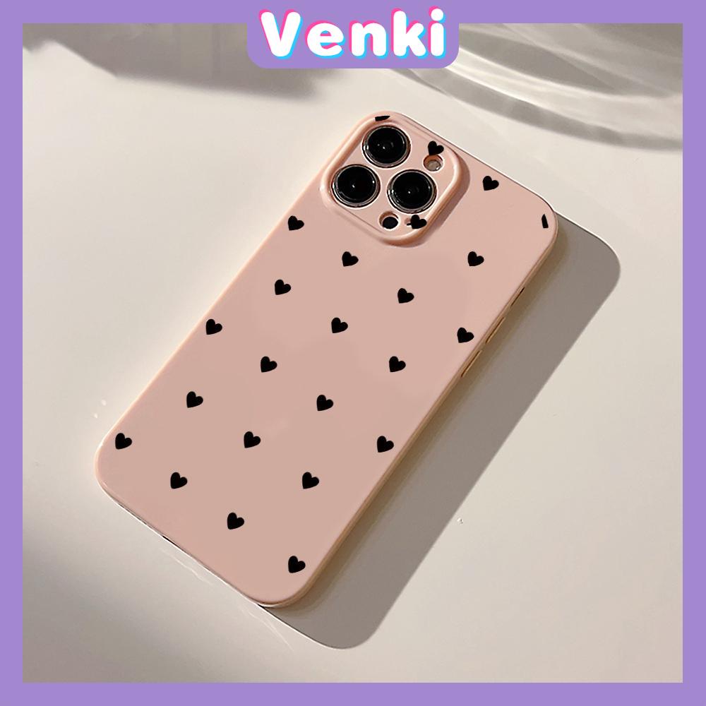 VENKI - For iPhone 11 iPhone Case Cream Glossy TPU Soft Case Shockproof Camera Cover Protection Purple Love Compatible with iPhone 14 13 Pro max 12 Pro Max xr xs max 7Plus 8Plus