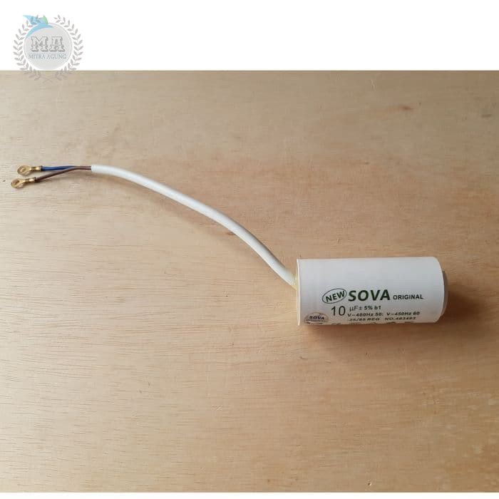 10 uf / 450 V Capacitor / Kapasitor Bulat / Capasitor Pompa Air