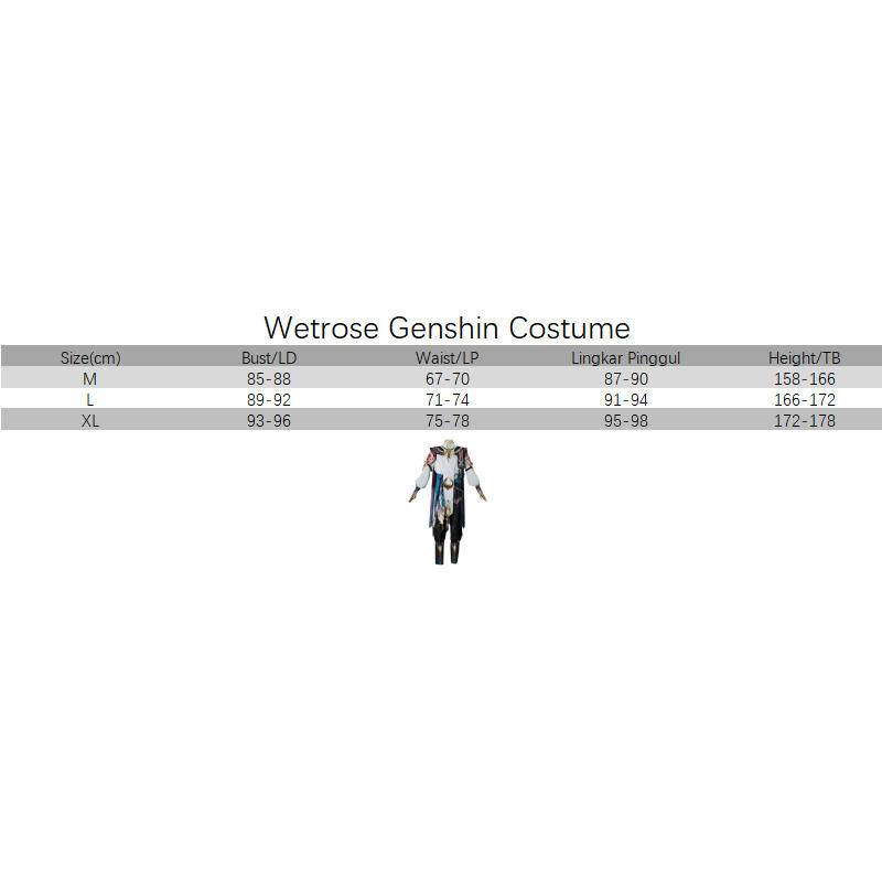 【Wetrose】 Genshin Impact Cos Pria Kaveh Cosplay Game Costume Kostum Suit Set