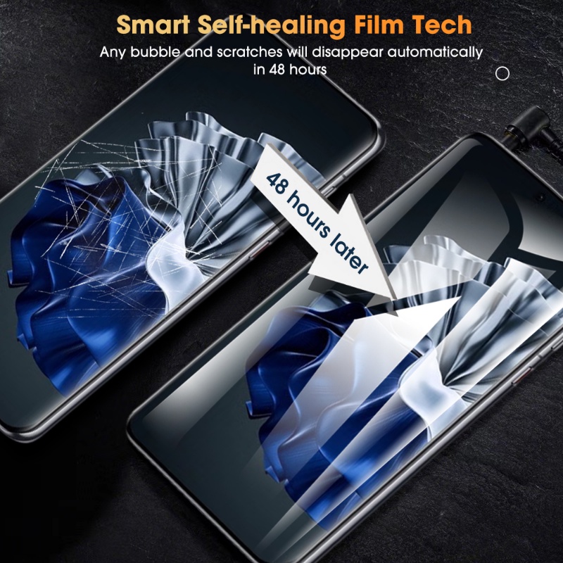 Pelindung Layar Tahan Lama Universal Anti-Drop/Film Hydrogel Transparan Bebas Gelembung Untuk Huawei P60/P60 Pro/P60 Art