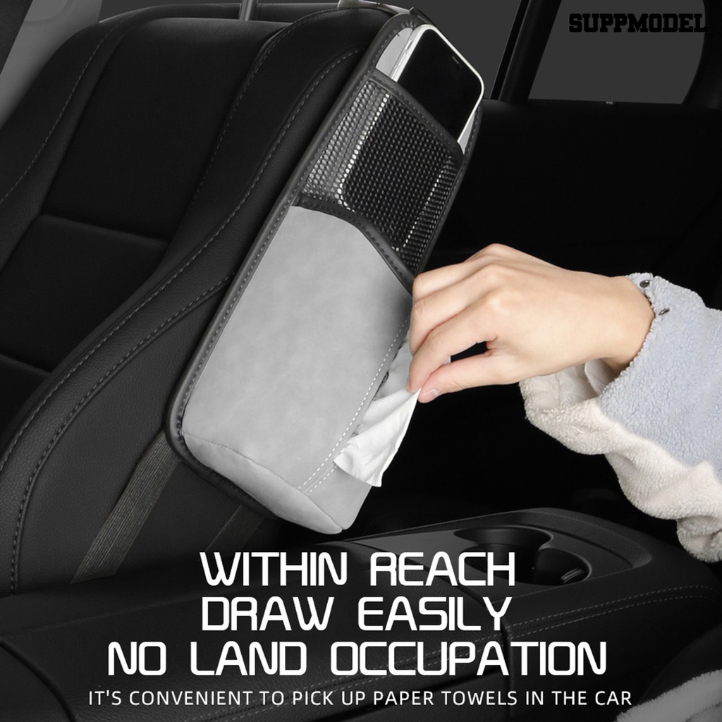 [SM Otomatis] Organizer Sisi Kursi Mobil Dengan Saku Jaring Kapasitas Besar Tali Adjustable Penyimpanan Kursi Otomatis Tas Gantung Perlengkapan Kendaraan