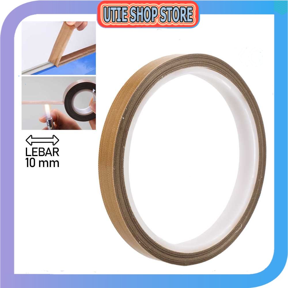 

UTIE STORE - YX Tape Lakban PTFE Heat High Temperature Adhesive 10m x 0.18mm - TF10M