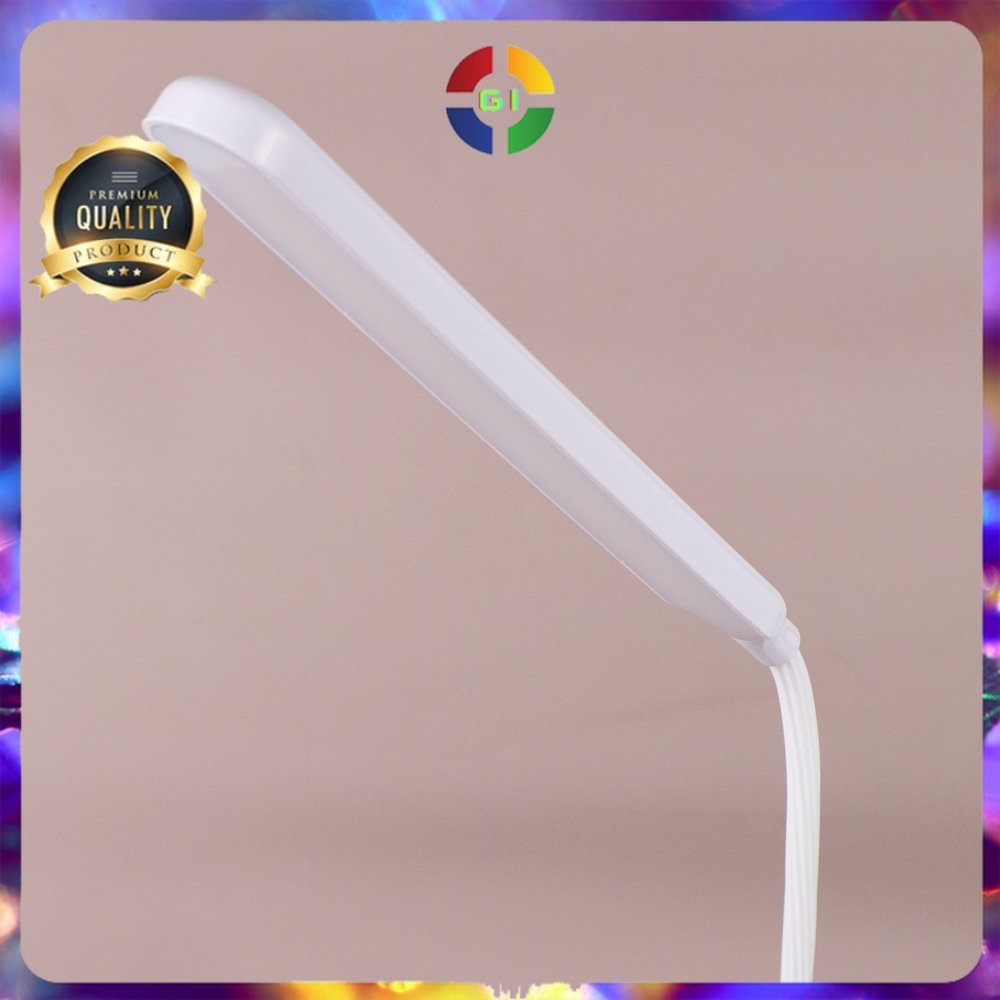 Lampu Meja Belajar Desk Lamp 30 LED USB Version 3 in 1 Color White