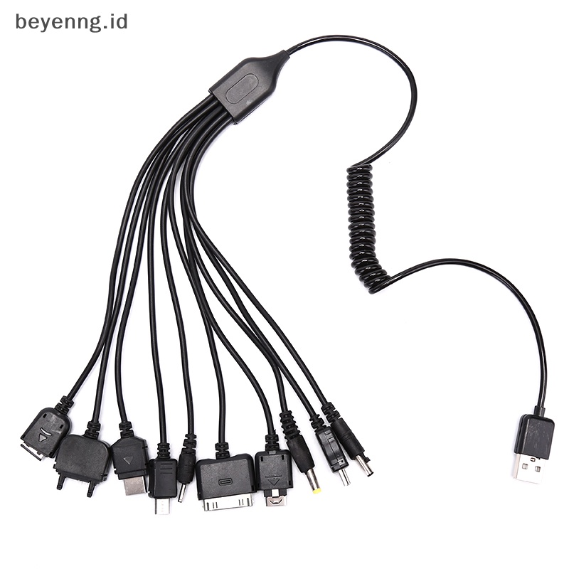 Beyen Universal 10in1 Multi Fungsi Hp Game USB Charging Kabel Charger ID