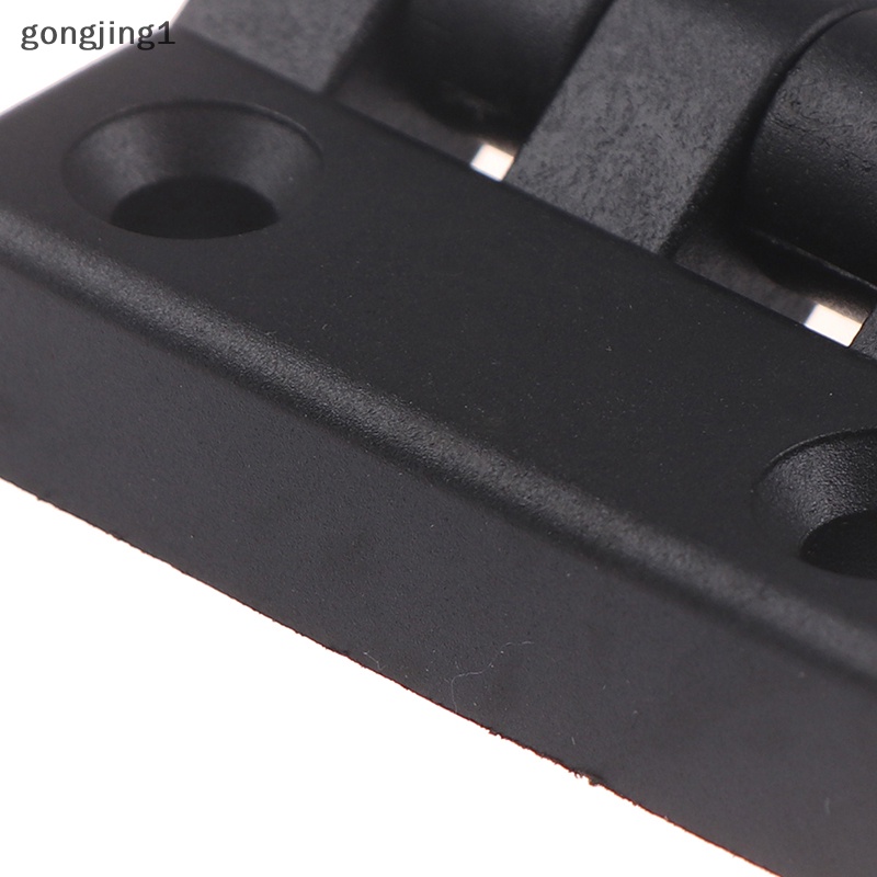 Ggg 1PCS Engsel Kecil Hitam Mini Plastik Bantalan Pintu Pantat Lemari ABS Hinge ID