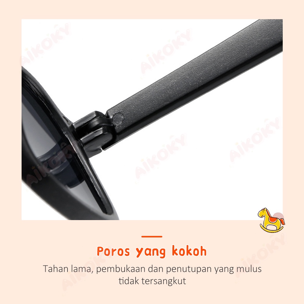 Aikoky Kacamata Hitam Fashion Korea Anak Perempuan Laki Laki Kids Sunglasses