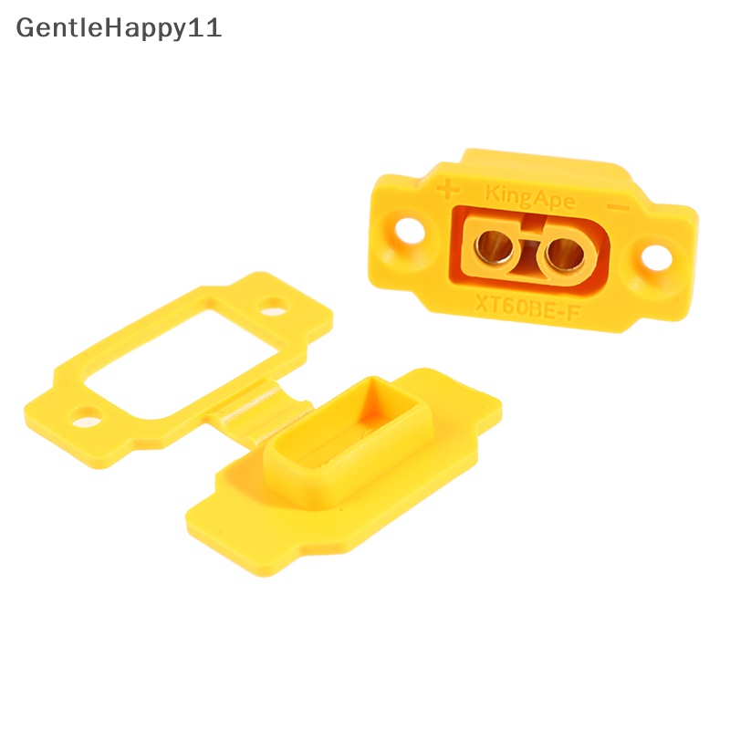 Gentlehappy 1PCS XT60BE-F Konektor Male Lapis Emas Kuningan Dengan Penutup Anti Debu id