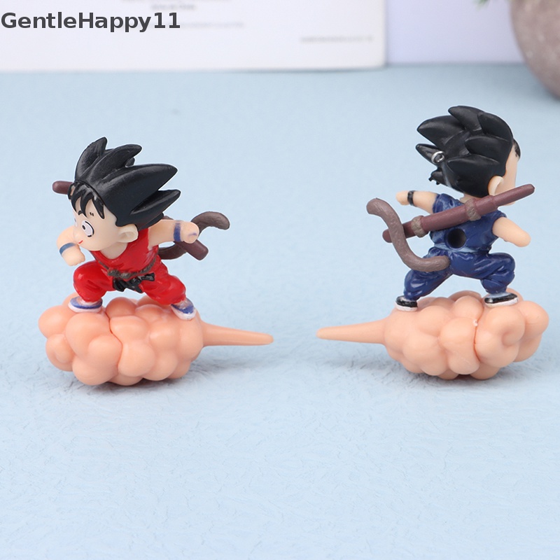 Gentlehappy 1Pc Aquarium Suspend Floag Dragon Ball Goku Figure Mainan Pemandangan Ikan id