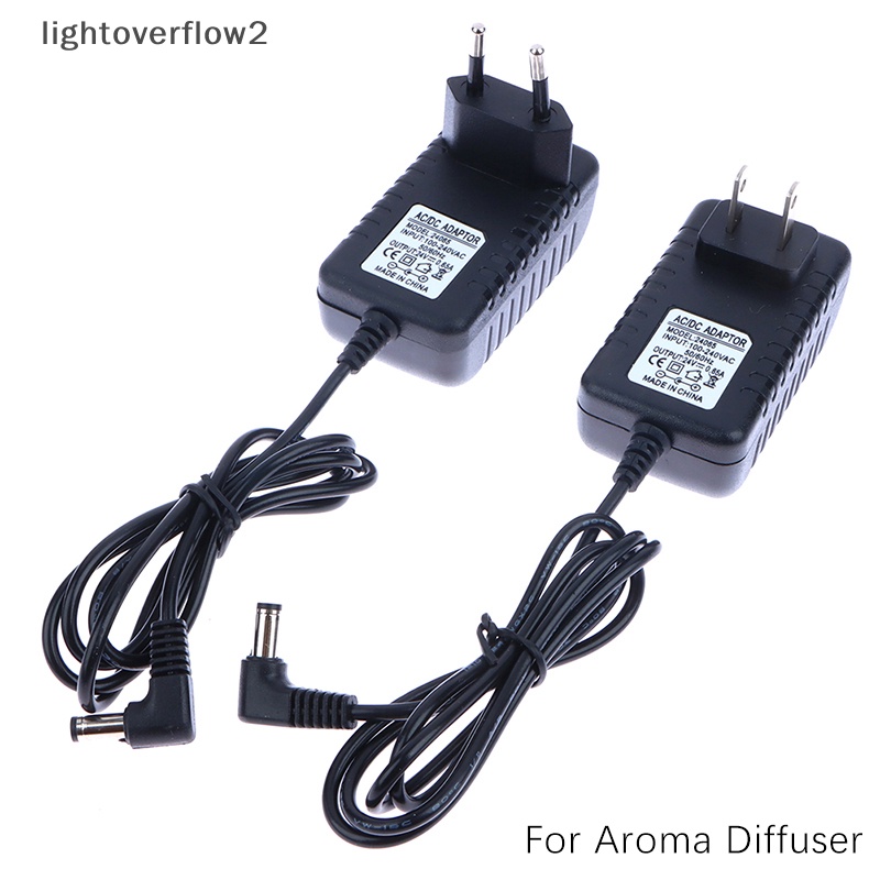 [lightoverflow2] 24v 500ma Adaptor Daya DC Aroma Diffuser Penjernih Air Lampu Meja 24V 1A [ID]