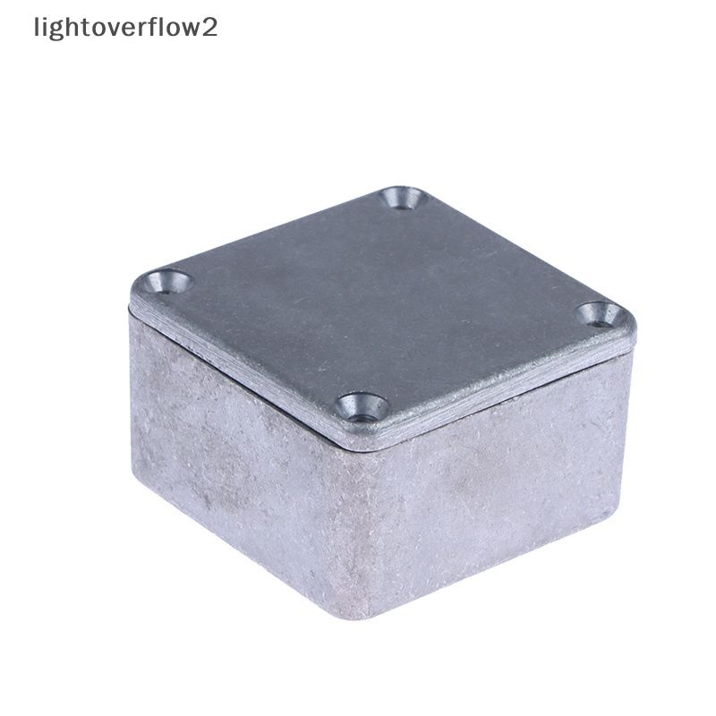 [lightoverflow2] Aluminium Enclosure Electronic Diecast Stompbox Project Box 1590LB 50 * 50 * 3mm [ID]