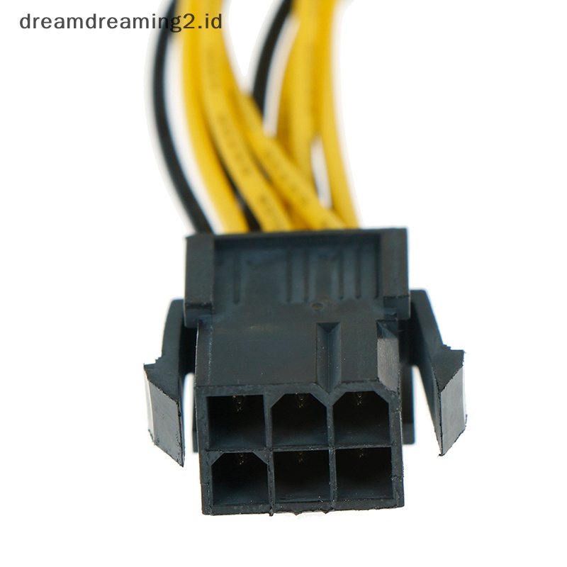 (drea) Gpu PCI-E 8Pin Untuk Double PCI-E PCI Express 8Pin (6Pin+2Pin) Splitter Kabel Power//