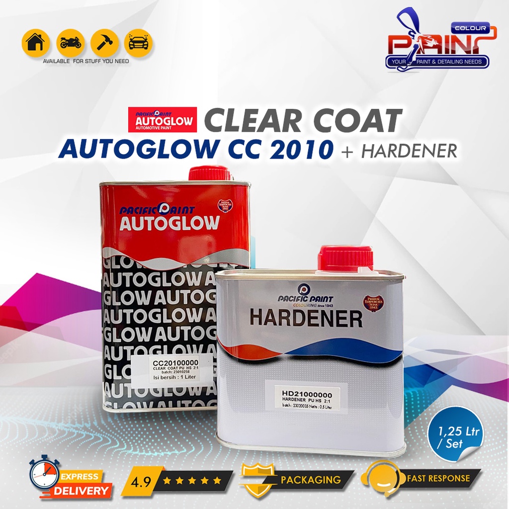 Clear Autoglow 2010 1 Liter Pernis Clear Coat