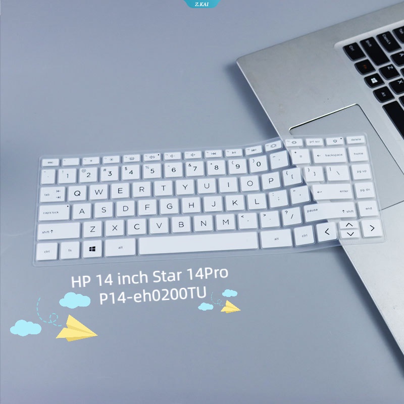 Cover Pelindung Keyboard Komputer Lembut Dan Nyaman Untuk Model HP 14inch Star 14Pro P14-eh0200TU Waterproof Protective Silicone Keyboard Film [ZK]