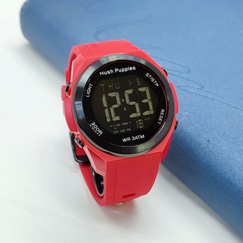 BS-ready jam tangan sport wanita / cewek hush puppies moon digital