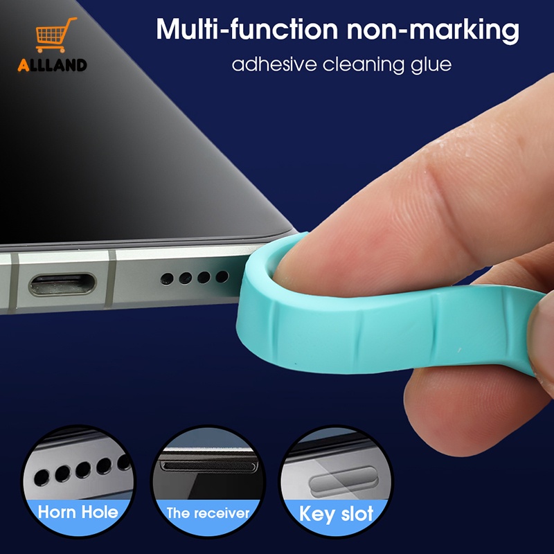 Portable Disposable Mobile Phone Hole Traceless Cleaning Clay/Pembersih Debu Headphone Bluetooth Lem Lembut/Keyboard Crevices Clean Gel