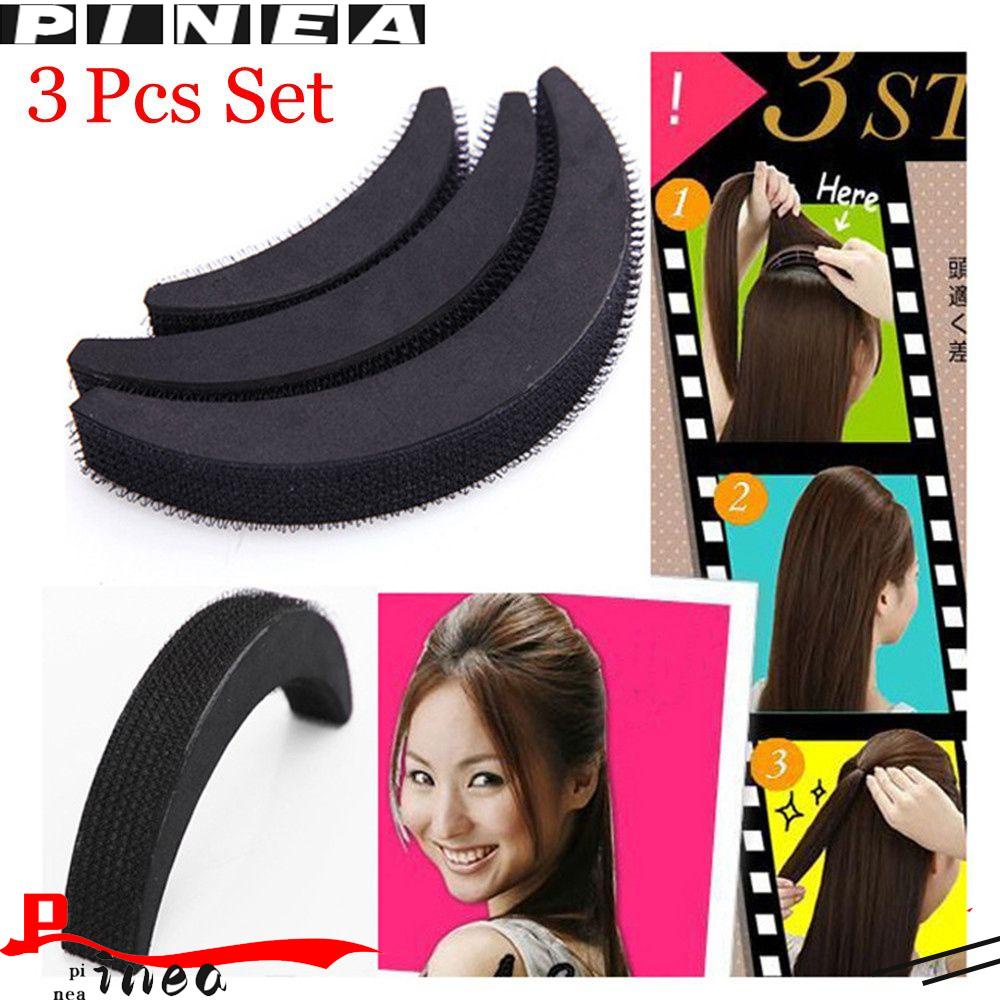 3pcs Alat Penambah Volume Rambut Bentuk Nanas