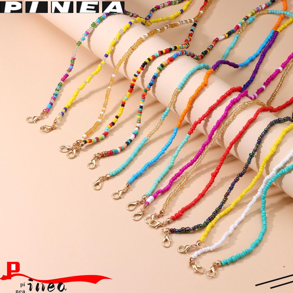 Lanyard Manik-Manik Nanas Fashion Leher Lanyard Untuk Wanita Manik-Manik Kacamata Holder Strap