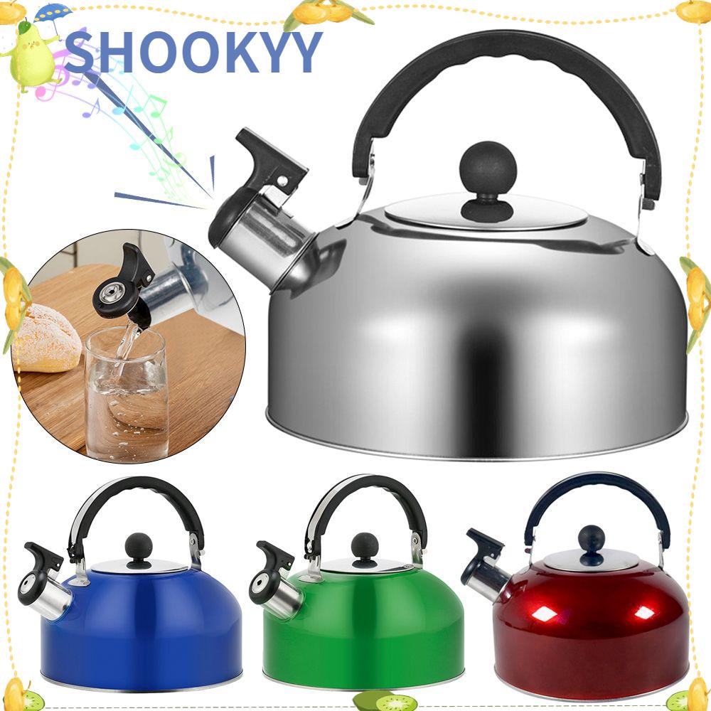 Chookyy 3L Whistling Kettle Portable Untuk Hiking Masak Rumah Kantor Restoran Teakettle