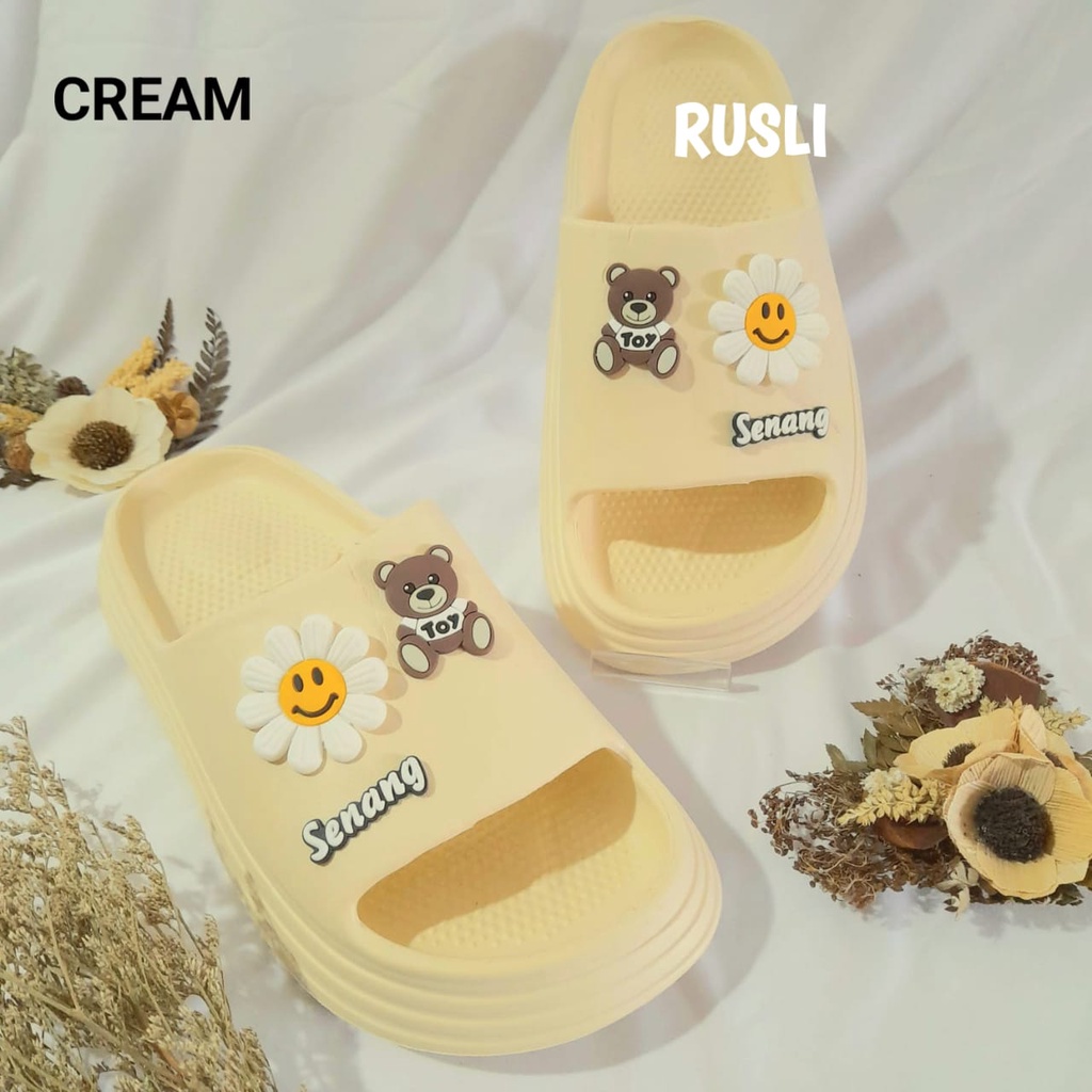 (COD) Sandal Kokop Karet Wanita Karakter Boneka Irsoe 231M-2