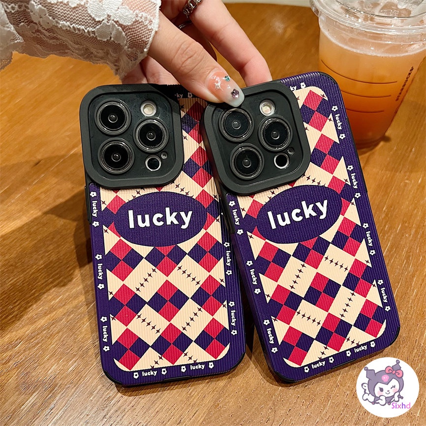 IPHONE Berlian Biru Mode Sederhana Kompatibel Untuk Iphone14 13 12 11 Pro Max SE 2020 X Xr Xs Max8 7 Plus Perlindungan Shockproof Phone Case Soft Silicon Cover XJJJJ