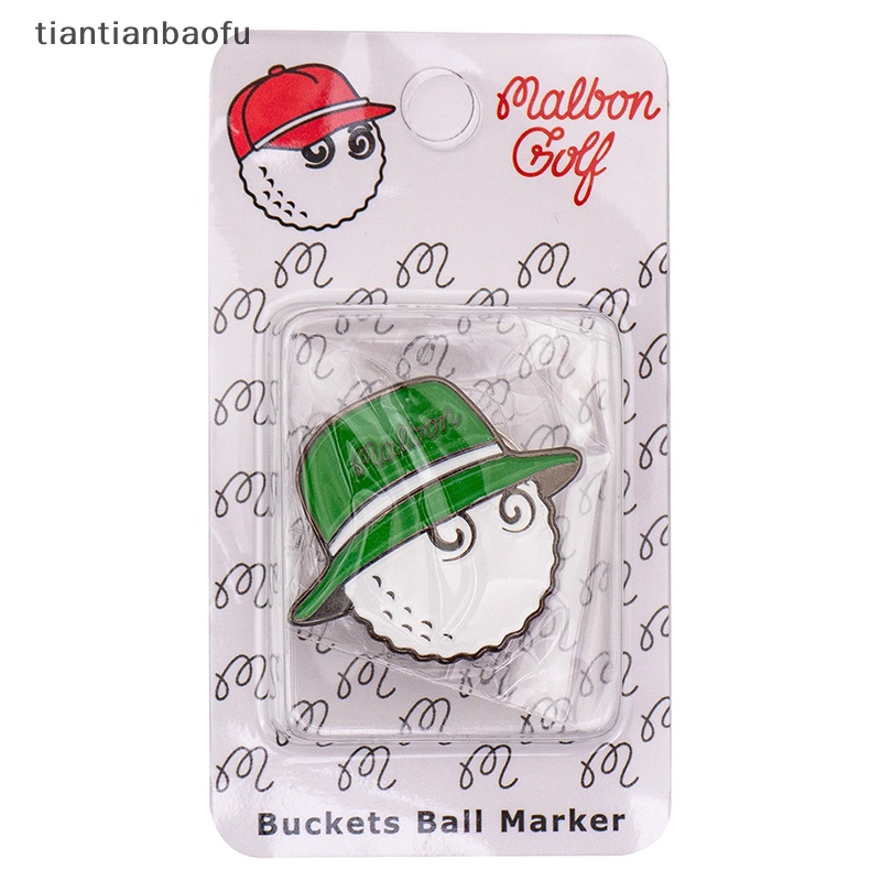 [tiantianbaofu] 1pcs Mark Ball Topi Golf Klip Topi Golf Magnetik Klip Dengan Magnet Golf Putg Aksesoris Golf Marker Pria Wanita Butik